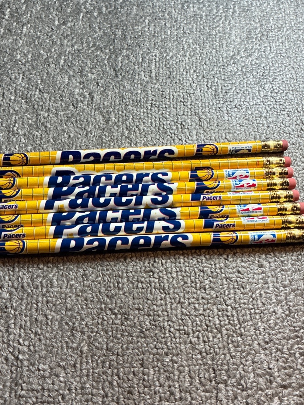Vintage Indiana Pacers Pencils 8 Total NBA Basketball Retro Unused